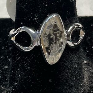 Herkimer diamond ring